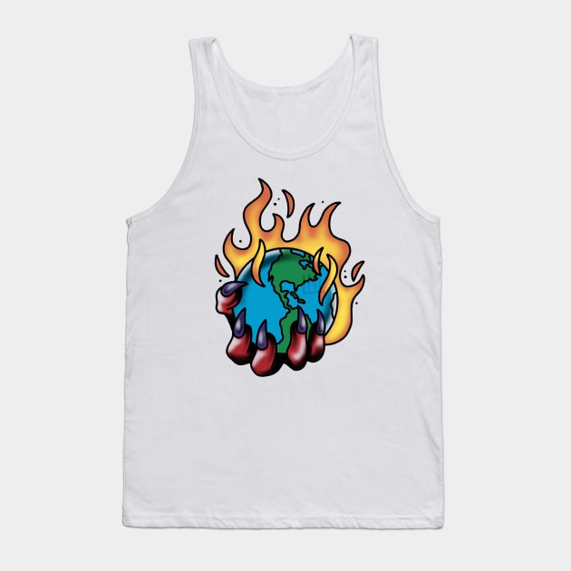 Hellfire Tank Top by LoudMouthThreads